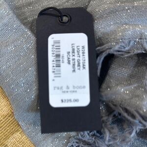 Rag & Bone Light Grey Scarf